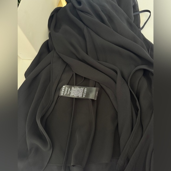 NWT Aritzia Wilfred Colette Dress M black - Picture 9 of 9
